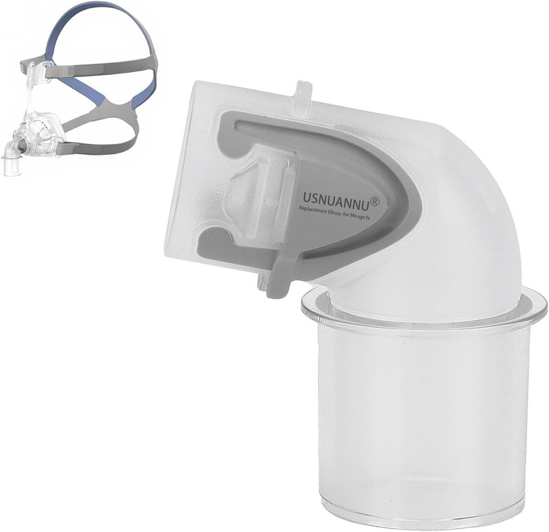 【Fits ONLY Resmed Mirage Fx】Replacement Elbow Connector for Resmed Mirage FX, Mi