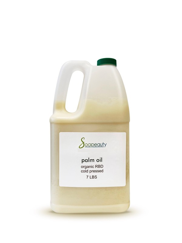 PALM OIL RBD CARRIER COLD PRESSED 100% PURE NATURAL 1 GALLON/7 LBS