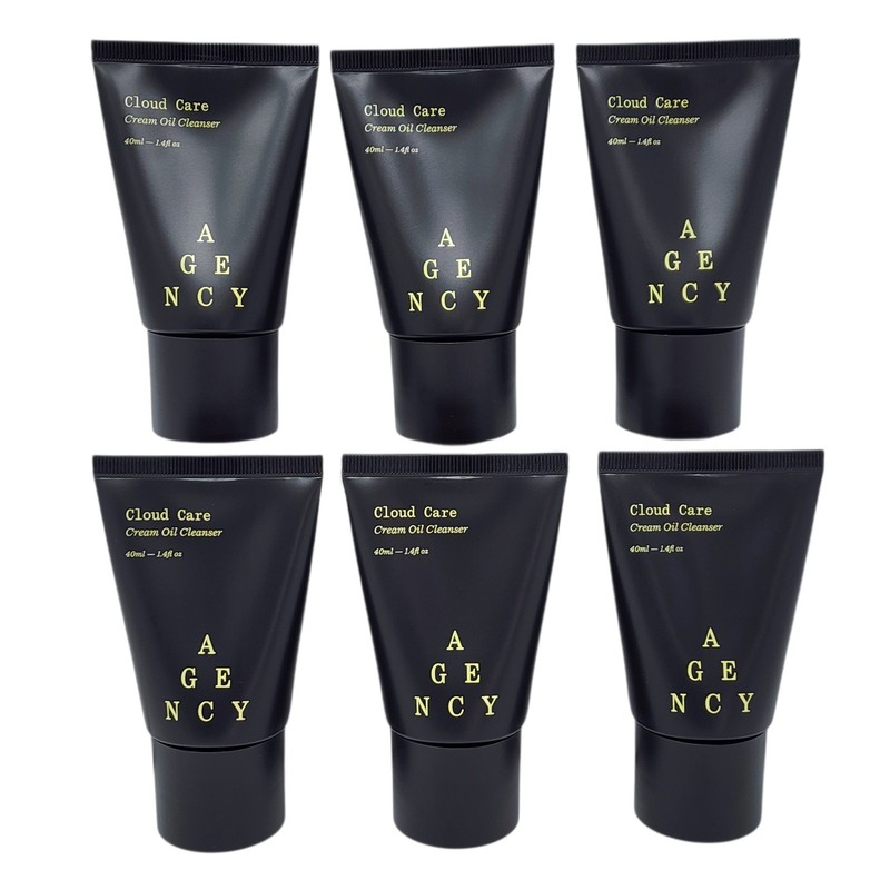 Agency Cloud Care Cream Oil Cleanser Makeup Remover Face Wash 1.4 fl oz (6 Pack)