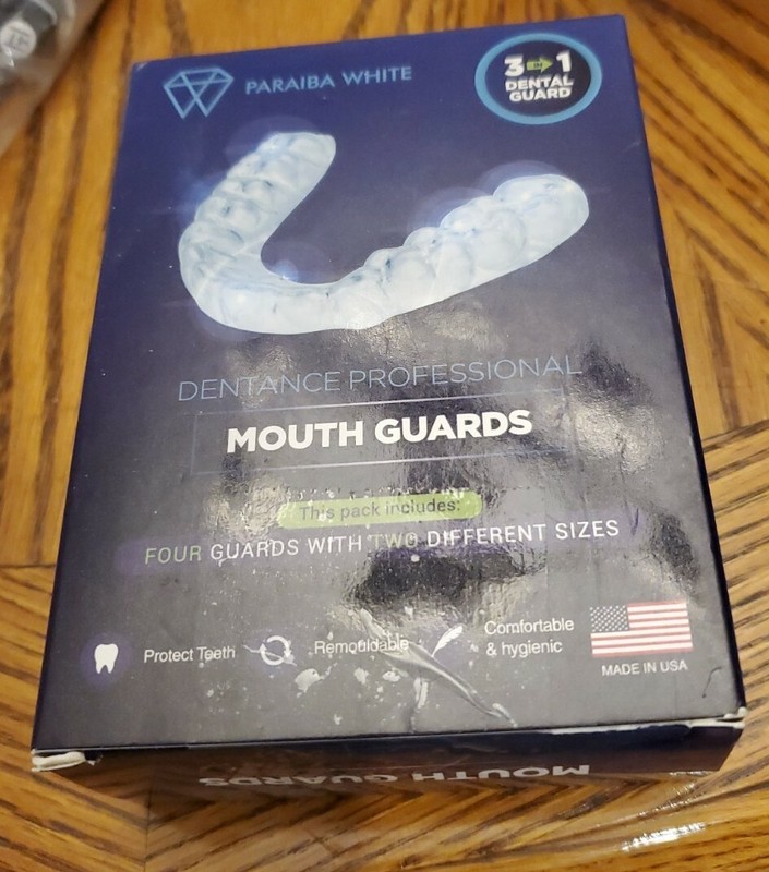 Dentance Professional Mouth Guards – Set of 4 Guards with Two Different Sizes