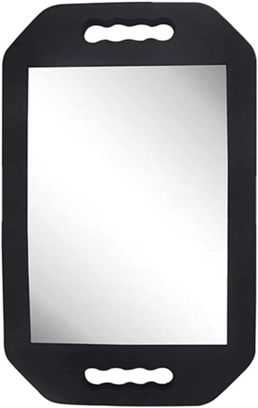 Double Handle Mirror – Large Hand Held Mirror(16.14″ X 9.84″) Barber Mirrors Han