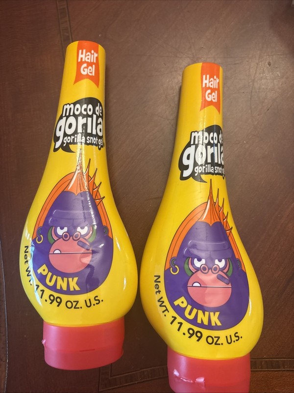 Lot of 2 Moco de Gorila Extreme Hold Gorilla Snot Hair Gel Punk 11.99 oz NEW