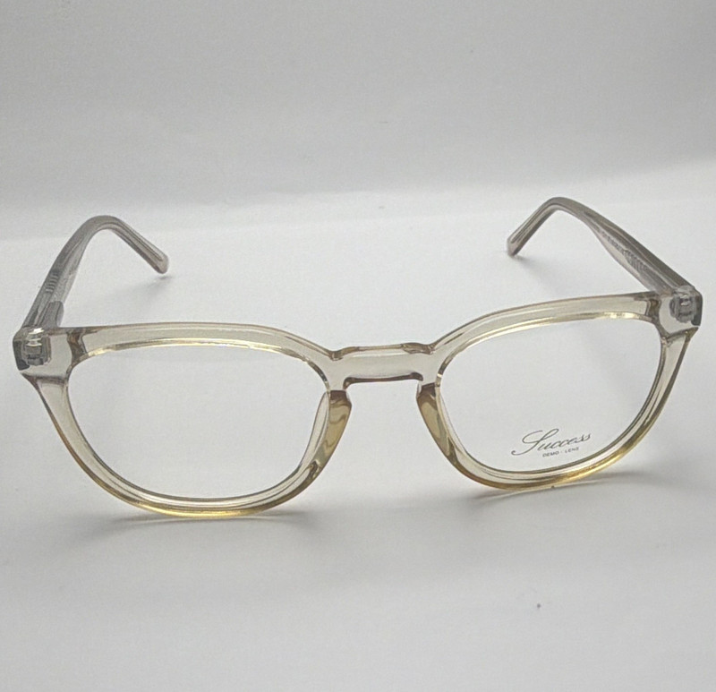 Success SS-425 47/21 140 Clear Plastic Rectangle Full Rim Eyeglass Frames 5075