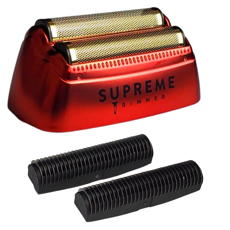 Supreme Trimmer Replacement Foil & Cutter SB63 | For CRUNCH STF602 | Red