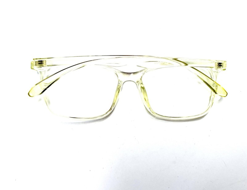 Anrri Clear Yellow Citrine Rectangular Glasses 55 17 140 gallery