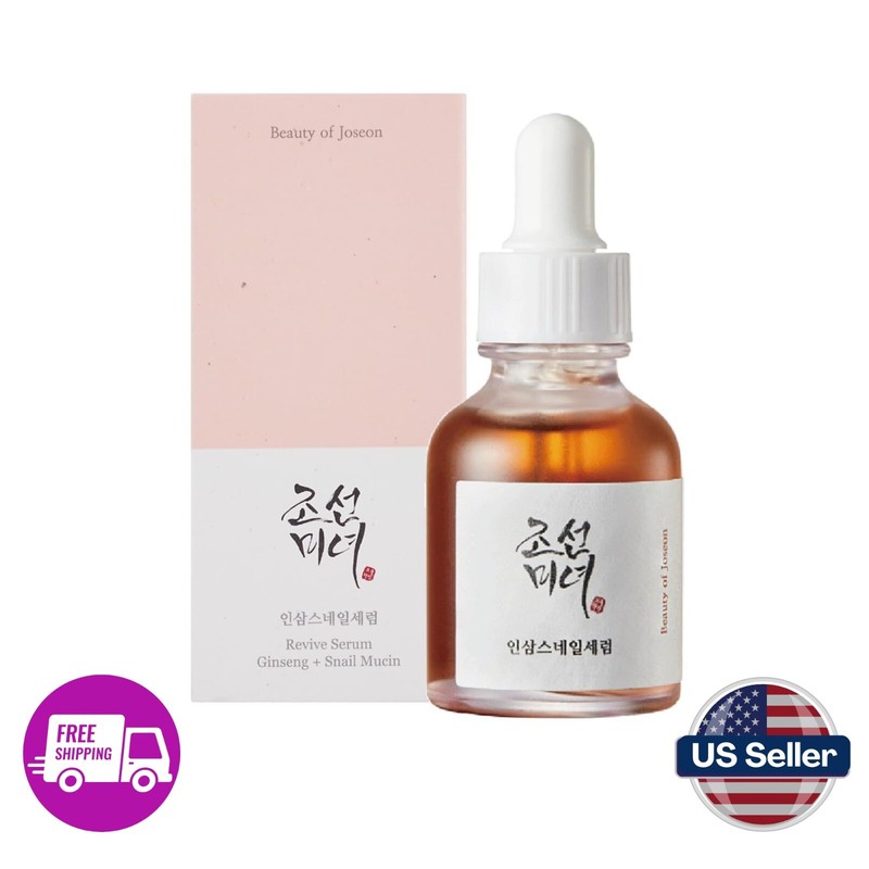 Beauty of Joseon Revive Snail Mucin Ginseng Serum Hydrating Peptide ORIGINAL
