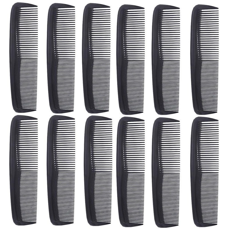 (12 Pack) 5″Pocket Hair Comb Beard & Mustache Combs for Men’s Hair Beard Mustach