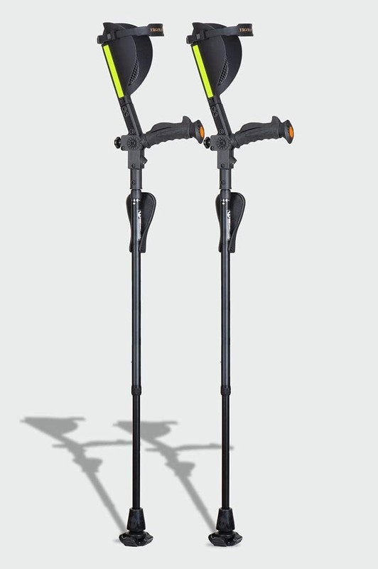 Ergobaum 7G Ergonomic Crutches, Adjustable From 5' to 6'6'' (1 Pair) gallery