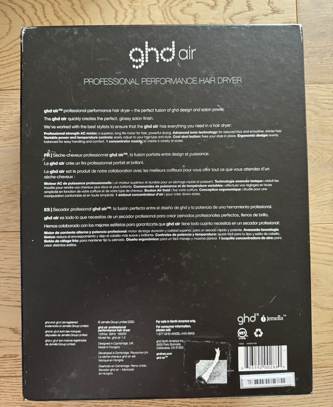 New In Box ghd Air Hair Dryer — 1600w Professional Blow Dryer gallery