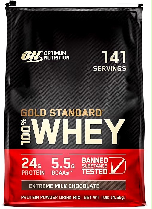 Optimum Nutrition Gold Standard 100% Whey Protein Extreme Milk Chocolate – 10lb