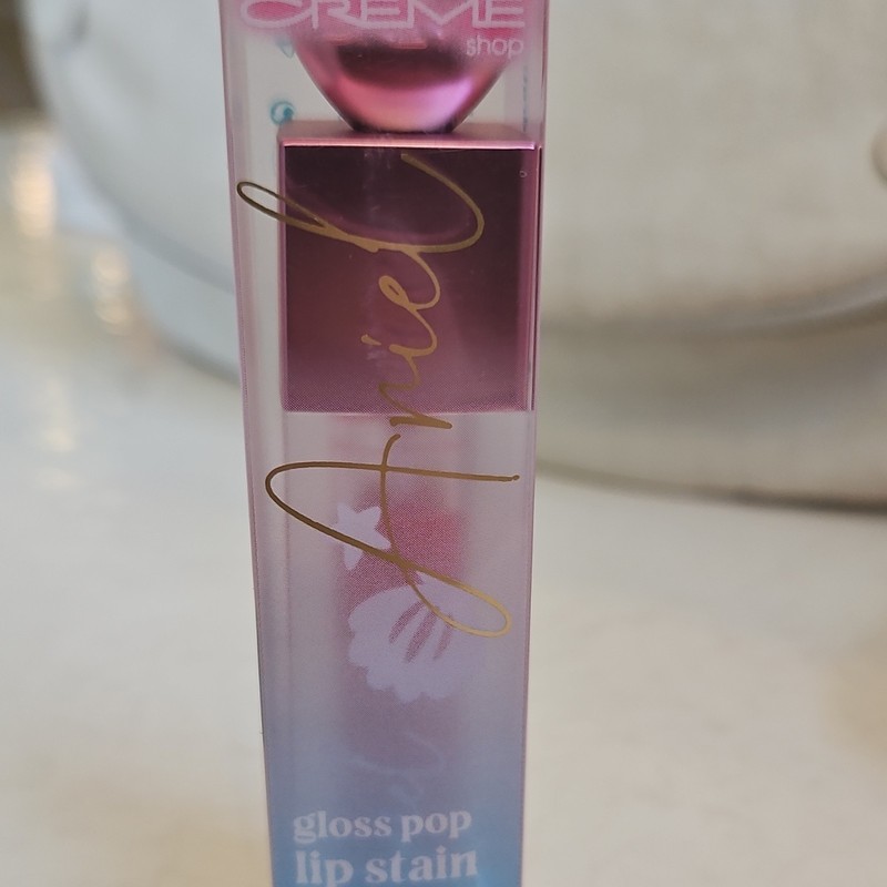 The Crème Shop Disney Treasures Untold Gloss Lip Stain Pink Hydrating 0.1oz