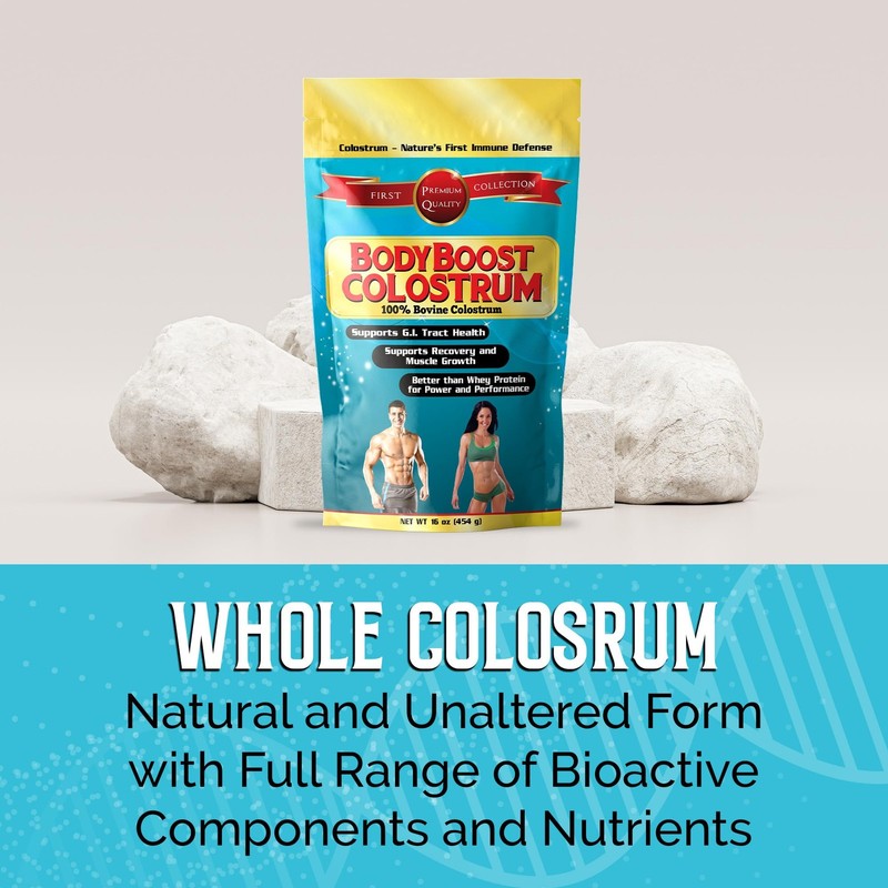 BodyBoost Whole Colostrum, 100 Bovine Colostrum Powder, Immune Booster with I... gallery