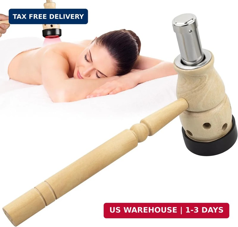 Moxa Stick Burner Holder, Wooden Moxa Strips Mugwort Moxibustion Keeper Box Acup