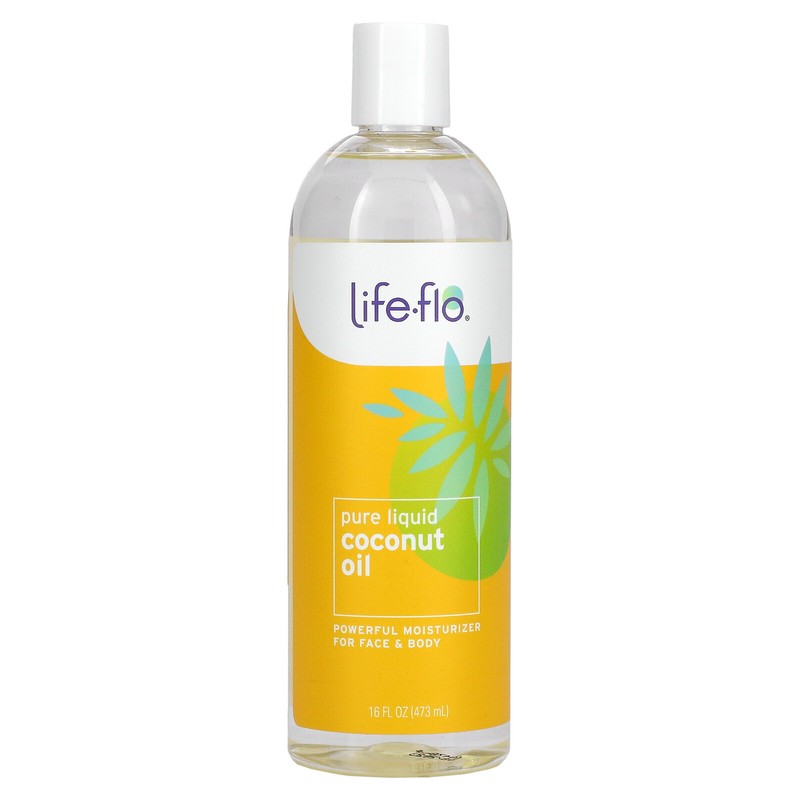 Life Flo Health Skin Care Fractionated Coconut Oil 16 fl oz 473 ml Not Tested on