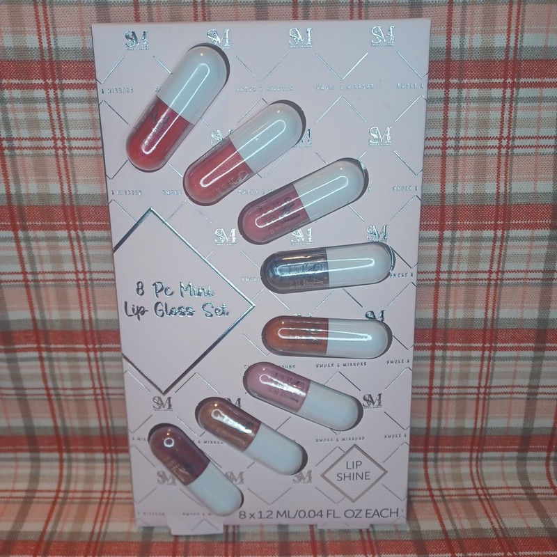 Smoke & Mirrors 8pc Mini Lip Gloss Set (8)x1.2ml.0.04Fl.Oz Each