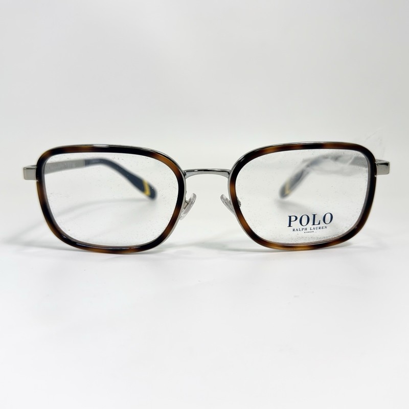 Polo Ralph Lauren OPH1225 Eyeglasses Havana Silver 54-17-145 Demo Lens