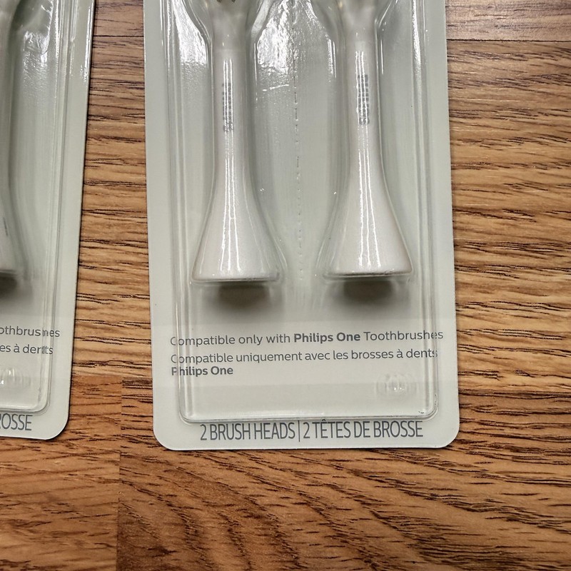 Philips One Sonicare Toothbrush Replacement Heads 8ct Lot 4 Packs White New gallery