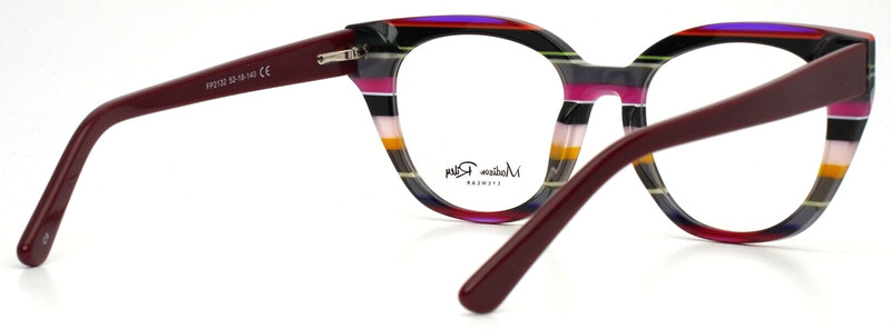 MADISON RILEY FP2132 C6 Multicolor Womens Cat Eye Eyeglasses 52-18-140 B:45 gallery