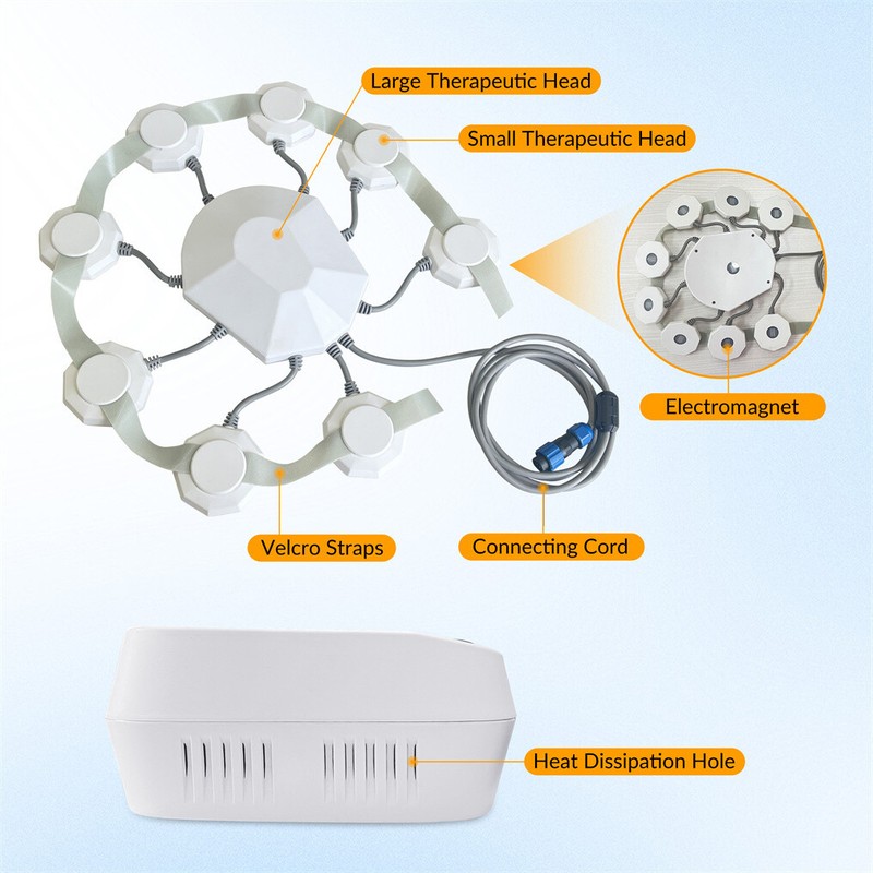 TMS Transcranial Stimulation Machine rTMS Chronic Pain Anxiety Relief Home Use gallery