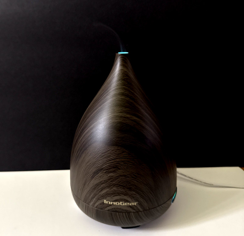 InnoGear Wood Grain Essential Oil Diffuser Color Changing Cool Mist gallery