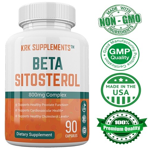 Beta Sitosterol Super Mega Strength for Prostate Phytosterol Plant Sterols 800mg