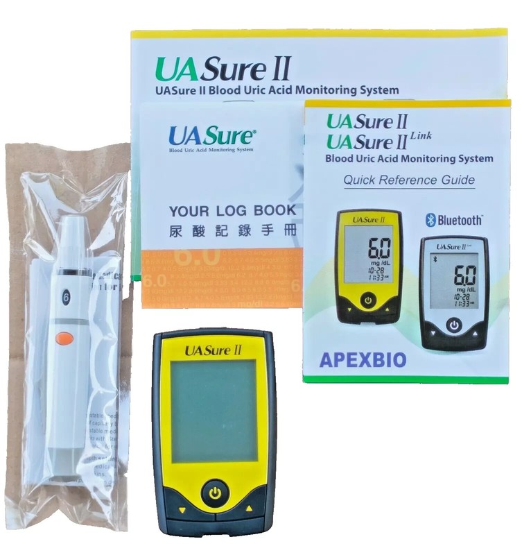 UASure II Blood Uric Acid Monitoring System for Uric Acid Home Gout Monitor gallery