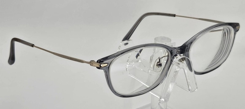 JINS Gray/Lavender Hue Clear Eyeglass Frames 54□17 142 Designed in Tokyo K8