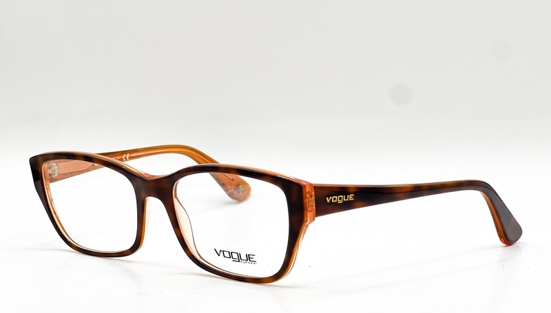 NEW VOGUE VO 2715 1943 HAVANA ON ORANGE AUTHENTIC EYEGLASSES 55-18