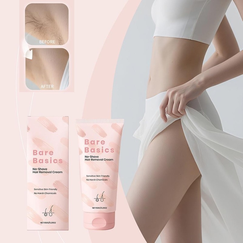 Bare Basics No- Shave Hair Removal Cream, Friendly Chemicals No Harsh R2H1 gallery