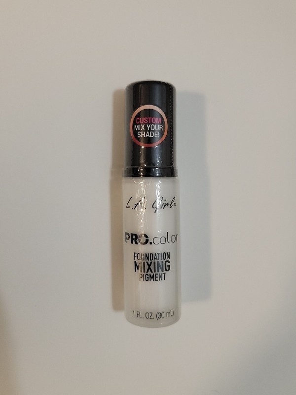 L.A. Girl Pro Color Matte Foundation Mixing Pigment White 1oz GLM711 Lightening