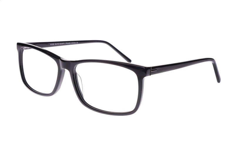 New WIDE GUYZ Black BUMPY Eyeglasses 64/18/155