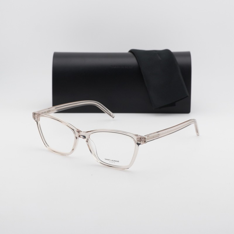 Saint Laurent SLM128 011 Nude 56mm Eyeglasses New Authentic