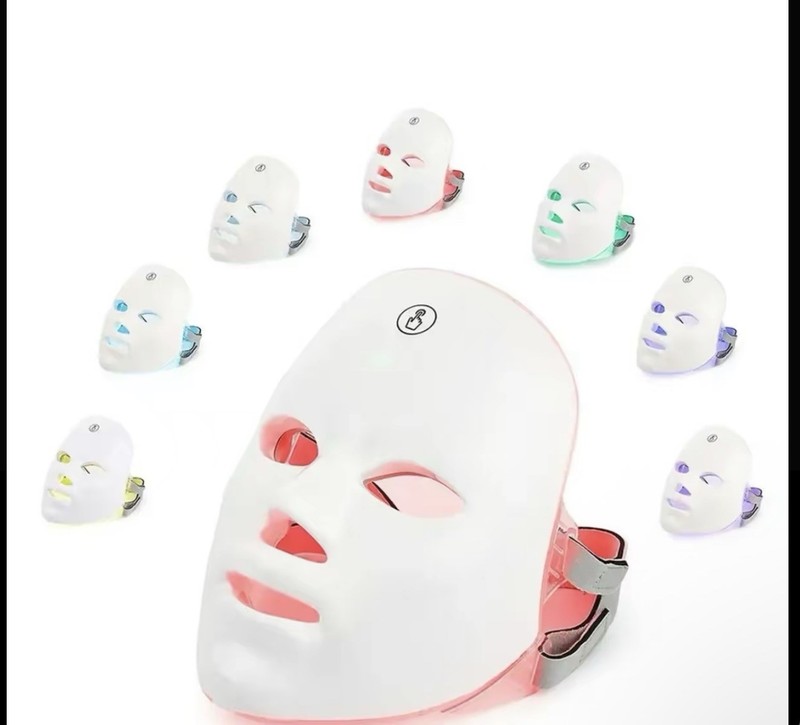 LED Beauty Mask Rechargeable Facial Skin Care Therapy for salon and home 7-Color
