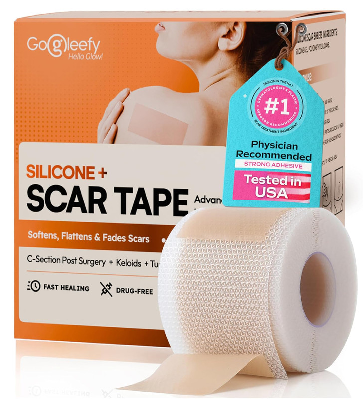 Silicone Scar Sheets Roll – Advanced Medical Grade Silicone Scar Tape for Surgic