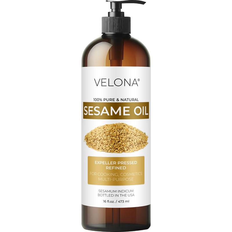SESAME SEED OIL 2 Fl Oz – 1 Gal REFINED NATURAL CARRIER EXPELLER PRESSED VIRGIN