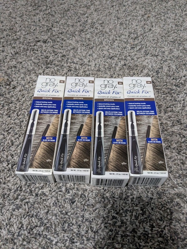 No Gray Quick Fix Root Cover Up Brown 5N 4 Pack