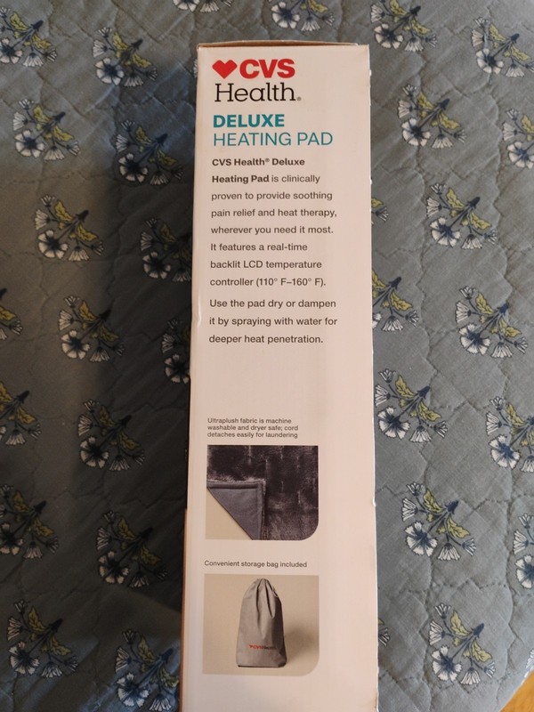 CVS Health Deluxe Heating Pad Multi-Use Pad With Ultraplush Fabric New In Box gallery