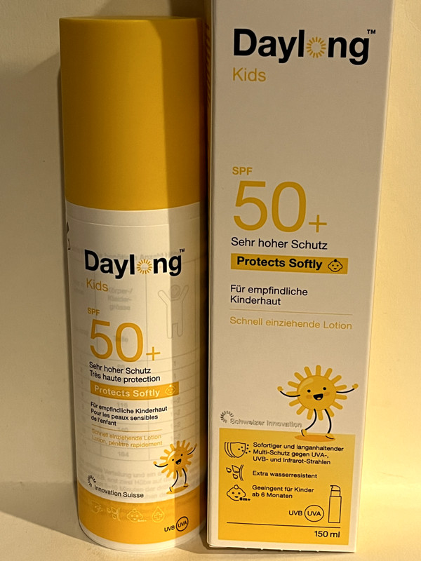 DAYLONG KIDS SPF 50+ Liposomal Sun Lotion 150ml Exp 03/2026 NIB