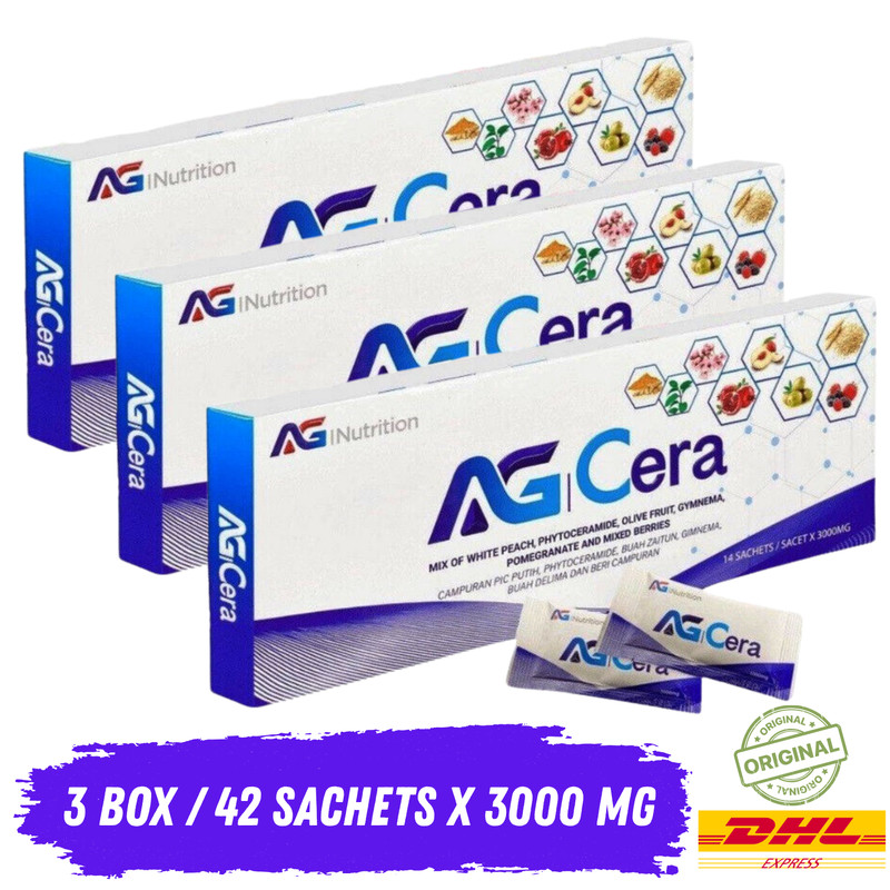 3 X AG Cera Supplement By AG Nutrition Repair,Nourish Skin & Cells 100% Original