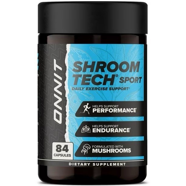 ONNIT Shroom Tech Sport Pre-Workout Energy Support Capsules 84 Ct 09/26
