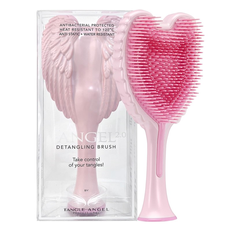 Detangling Hair Brush – Anti Static Angel Wing Hair Brush with Soft & Flexibl…