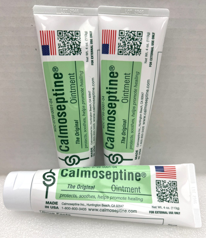 x3 Multipurpose Moisture Barrier skin Protectant Calmoseptine Ointment cream 4oz