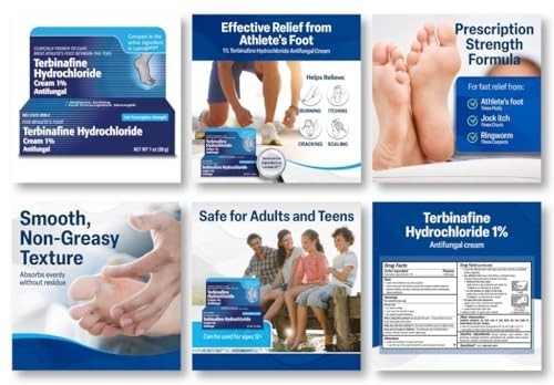 Terbinafine Hydrochloride AntiFungal Cream 1% (1 oz.) | USA free ship gallery