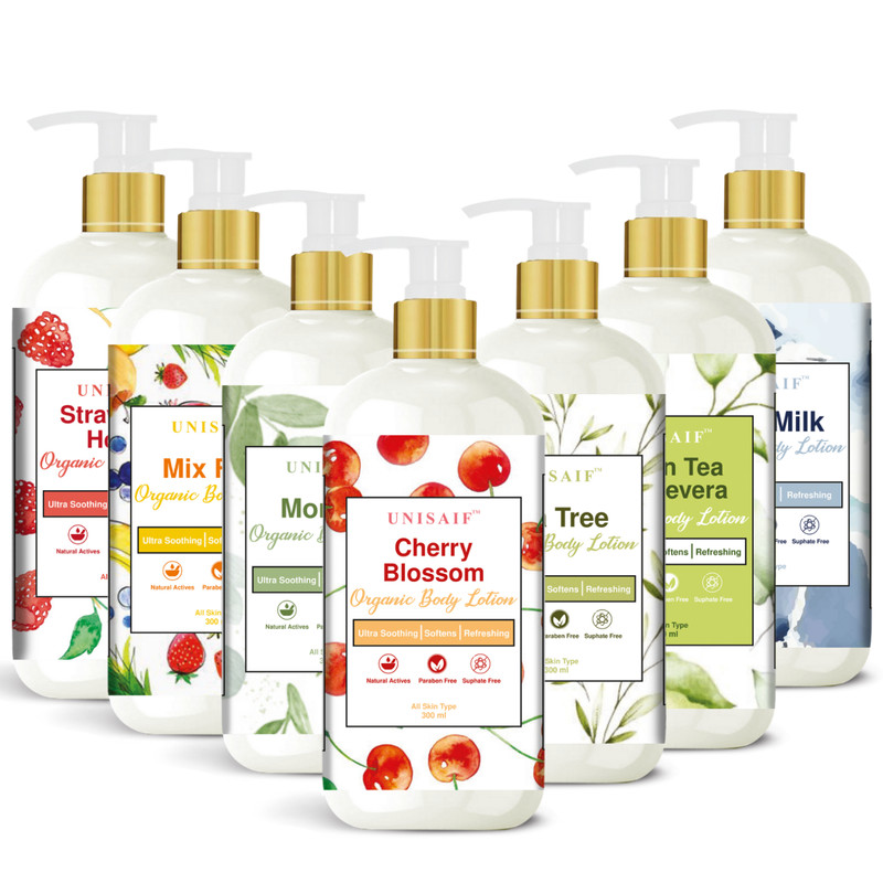 Unisaif Organic Body Moisturizer Body Lotion For Dry Skin Women & Men **Choose**