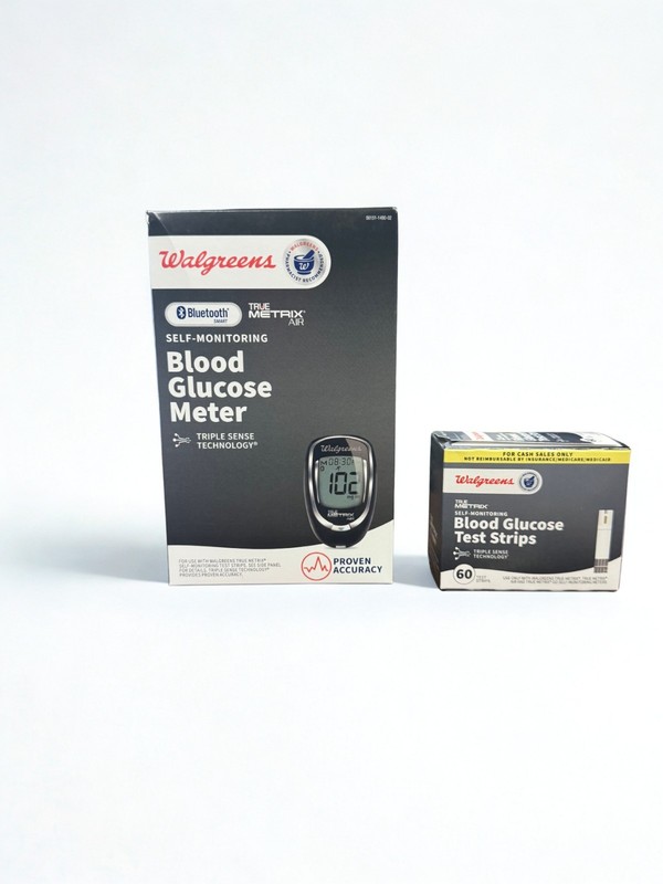 TRUE METRIX Air Meter & 60 Test Strips (Long Exp: 2027+) Bluetooth