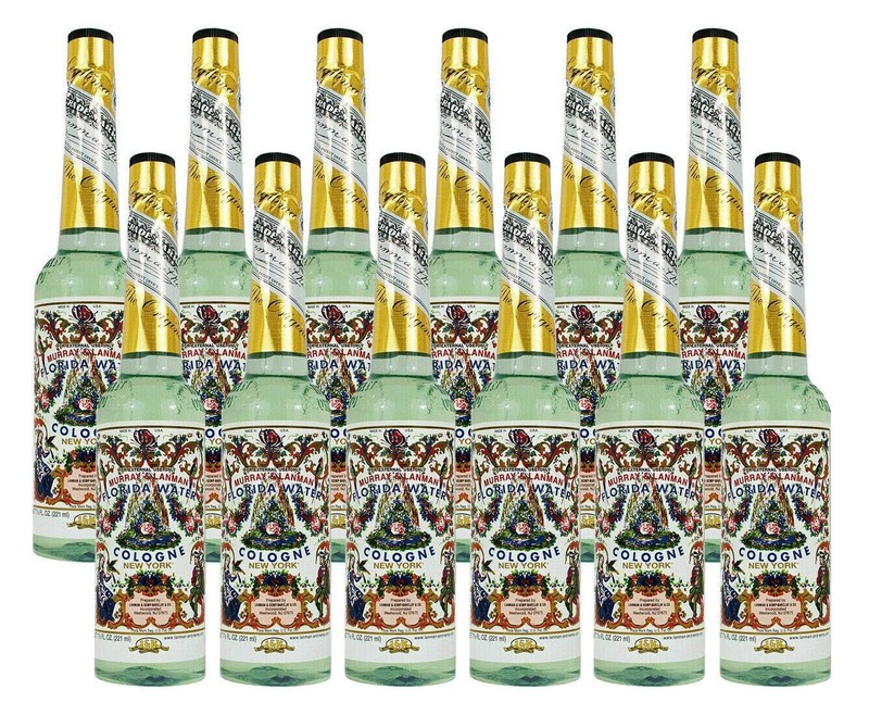 Florida Water (Agua Florida) Cologne Plastic Bottles 7.5 fl. oz. (12 BOTTLES)
