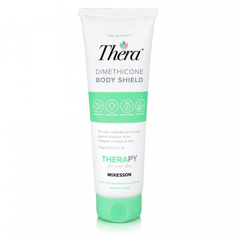 Thera Dimethicone Body Shield Cream 4oz. Tube 5% Strength Dimethicone Scented 1
