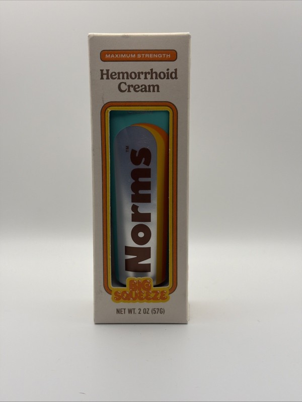 Norms Sitting discomfort Cream 5%, Phenylephrine, Rapid Relief, 2 Oz