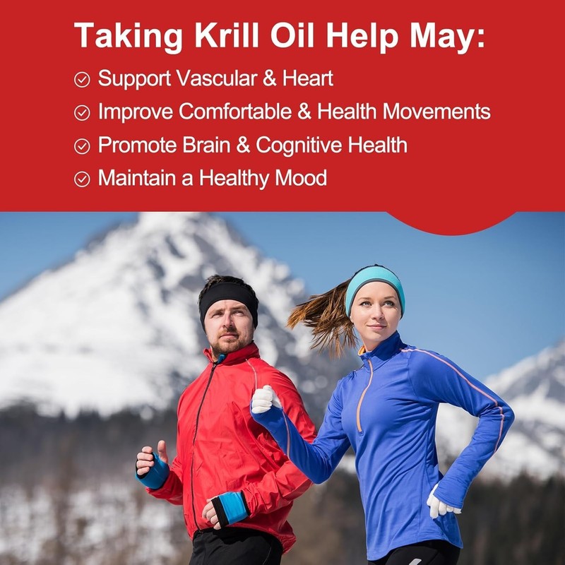 Easily Absorbed 500 mg Antarctic Krill Oil - EPA, DHA, Joint Support Softgels gallery
