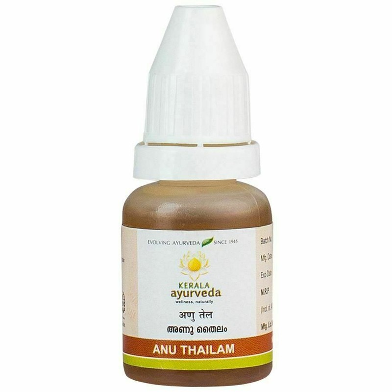 Kerala Ayurveda ANU Thailam TAILAM - Nasya Oil Sinus Relief herbs 10ml gallery